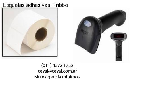 Etiquetas adhesivas   ribbo