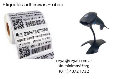 Etiquetas adhesivas   ribbo
