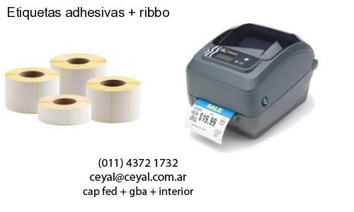 Etiquetas adhesivas   ribbo