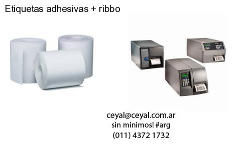 Etiquetas adhesivas   ribbo