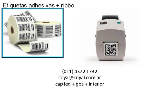 Etiquetas adhesivas   ribbo
