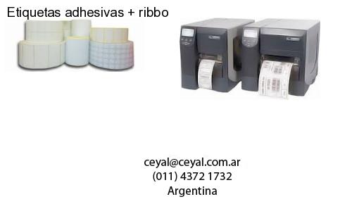 Etiquetas adhesivas   ribbo