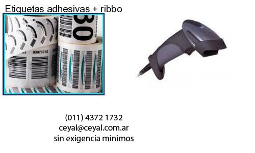 Etiquetas adhesivas   ribbo