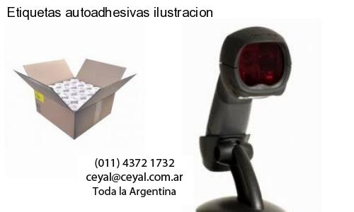 Etiquetas autoadhesivas ilustracion