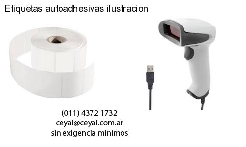Etiquetas autoadhesivas ilustracion