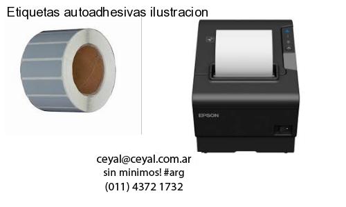 Etiquetas autoadhesivas ilustracion