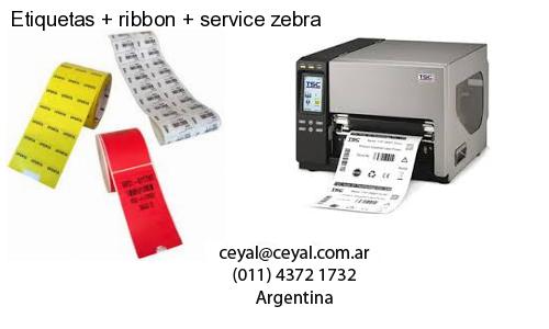 Etiquetas   ribbon   service zebra