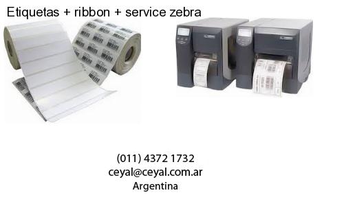 Etiquetas   ribbon   service zebra