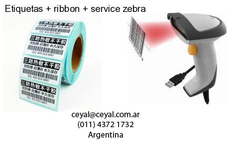 Etiquetas   ribbon   service zebra