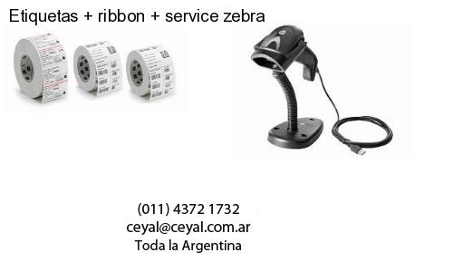 Etiquetas   ribbon   service zebra