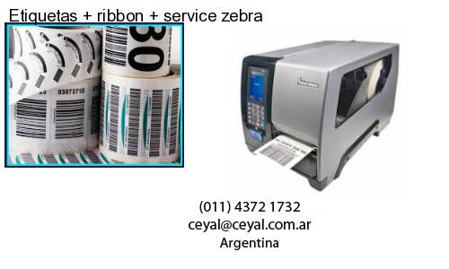 Etiquetas   ribbon   service zebra