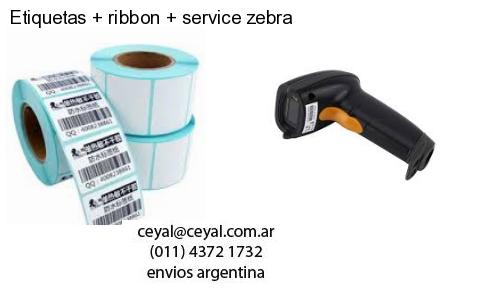 Etiquetas   ribbon   service zebra