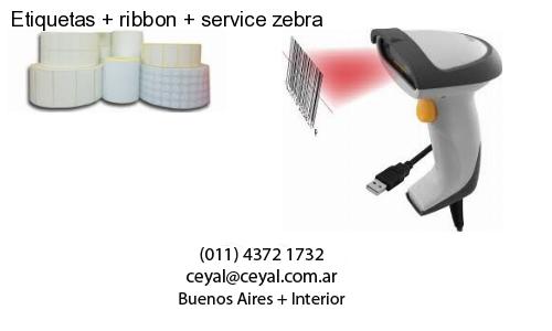 Etiquetas   ribbon   service zebra