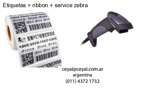 Etiquetas   ribbon   service zebra