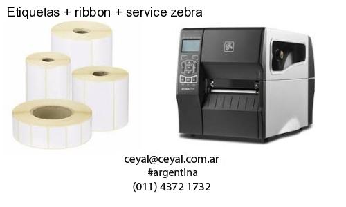Etiquetas   ribbon   service zebra