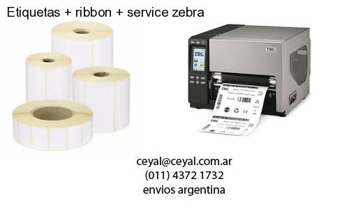 Etiquetas   ribbon   service zebra