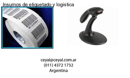 Insumos de etiquetado y logistica
