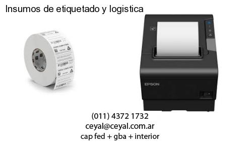 Insumos de etiquetado y logistica