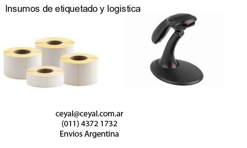 Insumos de etiquetado y logistica