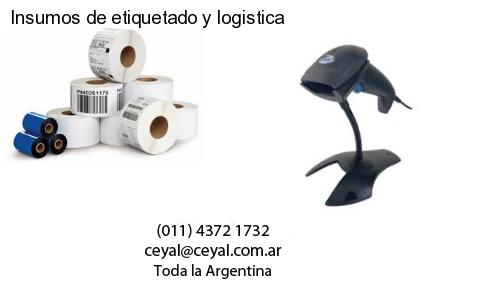Insumos de etiquetado y logistica