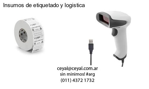 Insumos de etiquetado y logistica