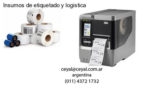 Insumos de etiquetado y logistica