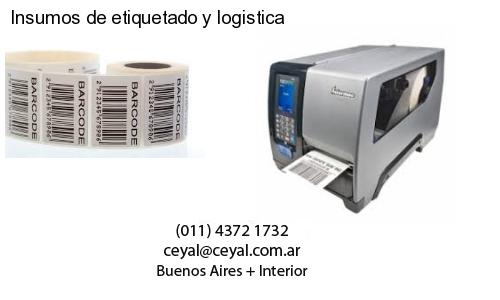 Insumos de etiquetado y logistica