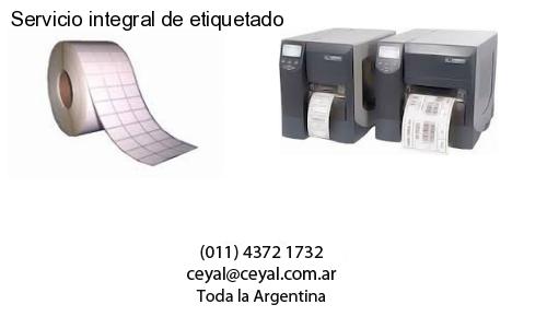Servicio integral de etiquetado
