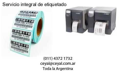 Servicio integral de etiquetado