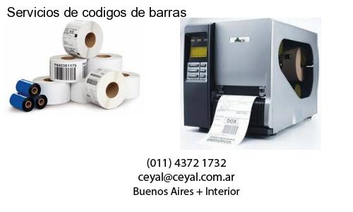 Servicios de codigos de barras