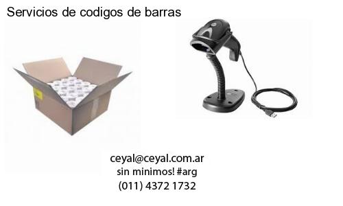 Servicios de codigos de barras