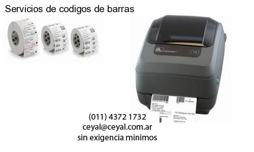Servicios de codigos de barras