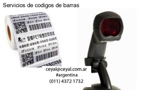 Servicios de codigos de barras