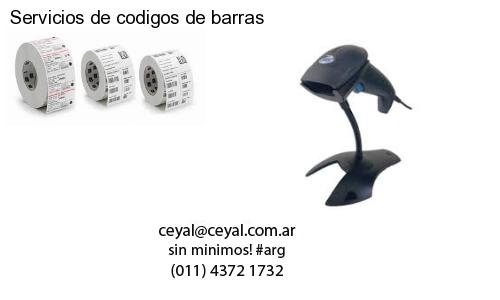 Servicios de codigos de barras