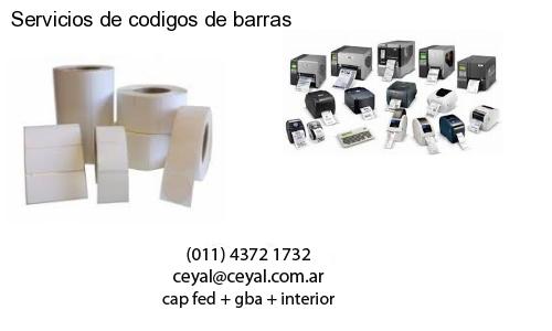 Servicios de codigos de barras