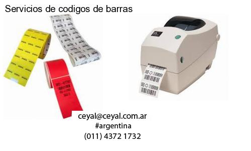 Servicios de codigos de barras