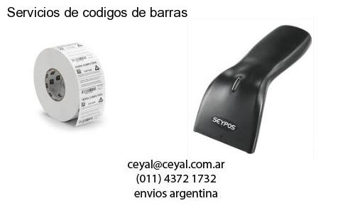 Servicios de codigos de barras