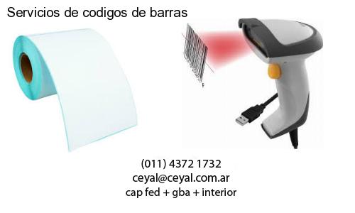Servicios de codigos de barras