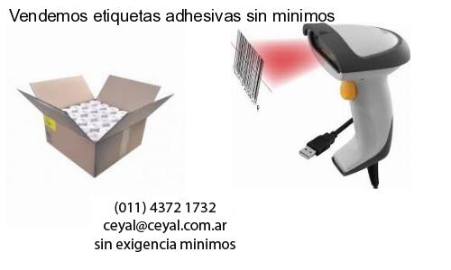Vendemos etiquetas adhesivas sin minimos