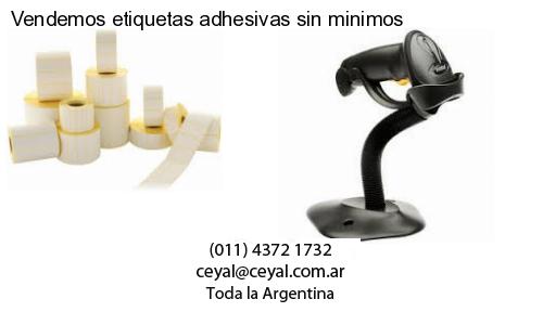 Vendemos etiquetas adhesivas sin minimos