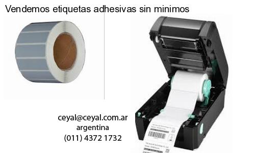 Vendemos etiquetas adhesivas sin minimos