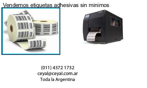 Vendemos etiquetas adhesivas sin minimos