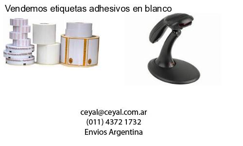 Vendemos etiquetas adhesivos en blanco