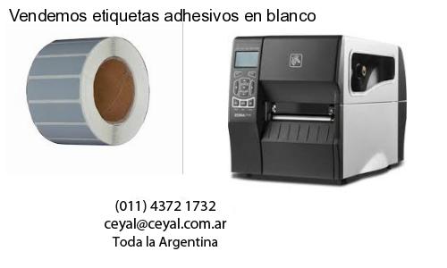 Vendemos etiquetas adhesivos en blanco