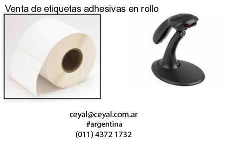 Venta de etiquetas adhesivas en rollo
