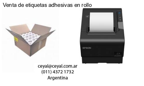 Venta de etiquetas adhesivas en rollo