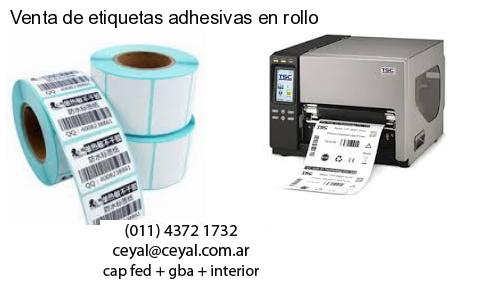 Venta de etiquetas adhesivas en rollo