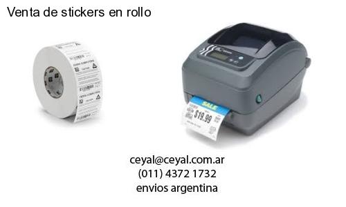 Venta de stickers en rollo