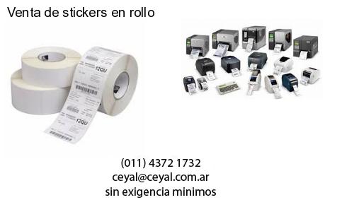 Venta de stickers en rollo