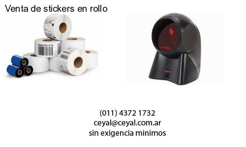 Venta de stickers en rollo